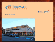 Tablet Screenshot of edgewatereyecare.com